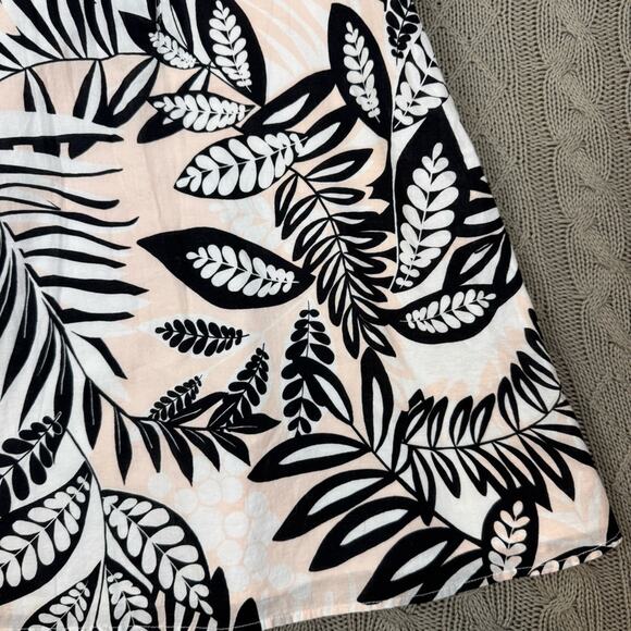 Janie & Jack Floral Sleeveless Dress in Black, Blush and Cream Leaf Pattern ~ 4 - Picture 14 of 15